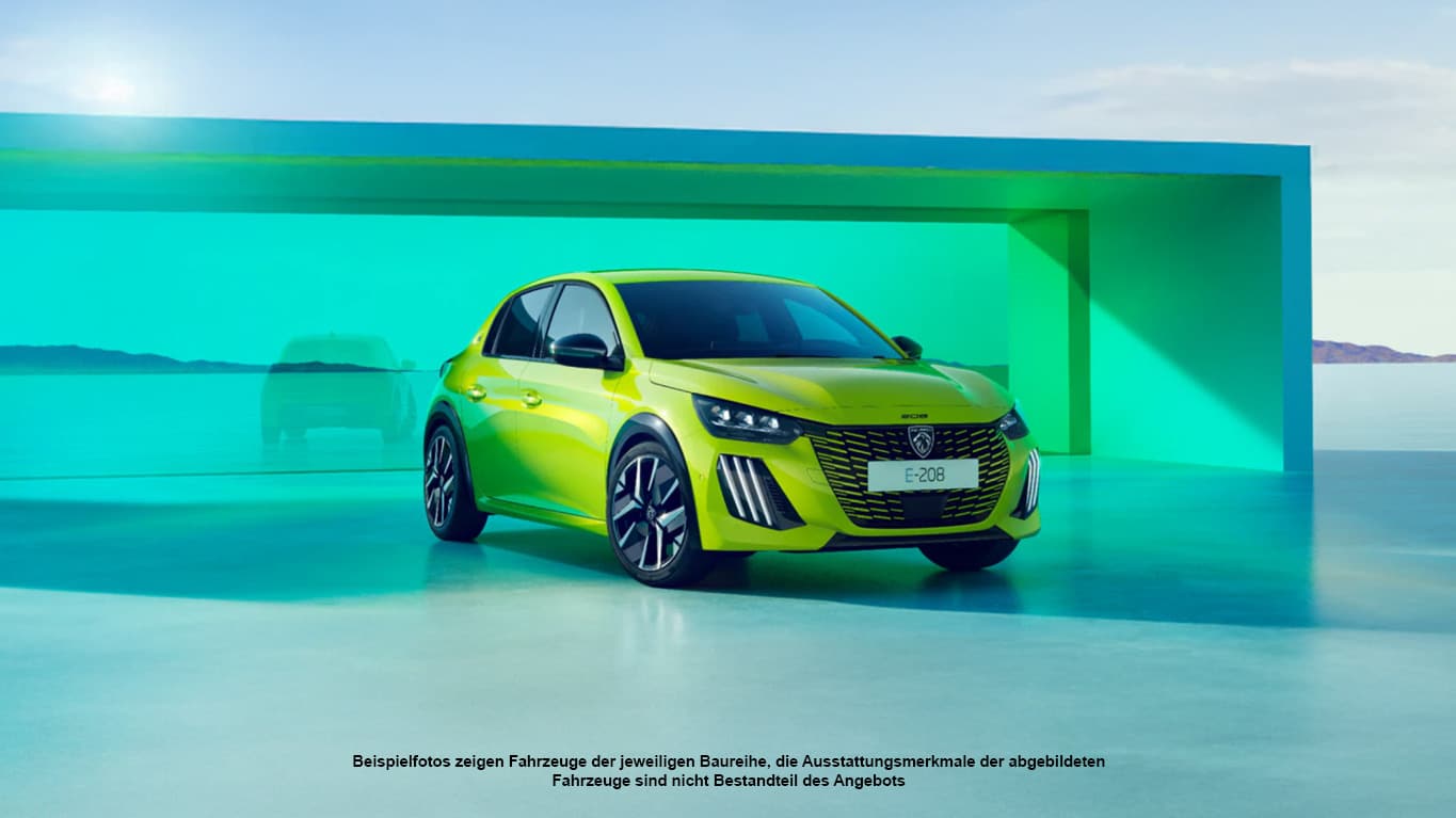 Angebot Peugeot e-208