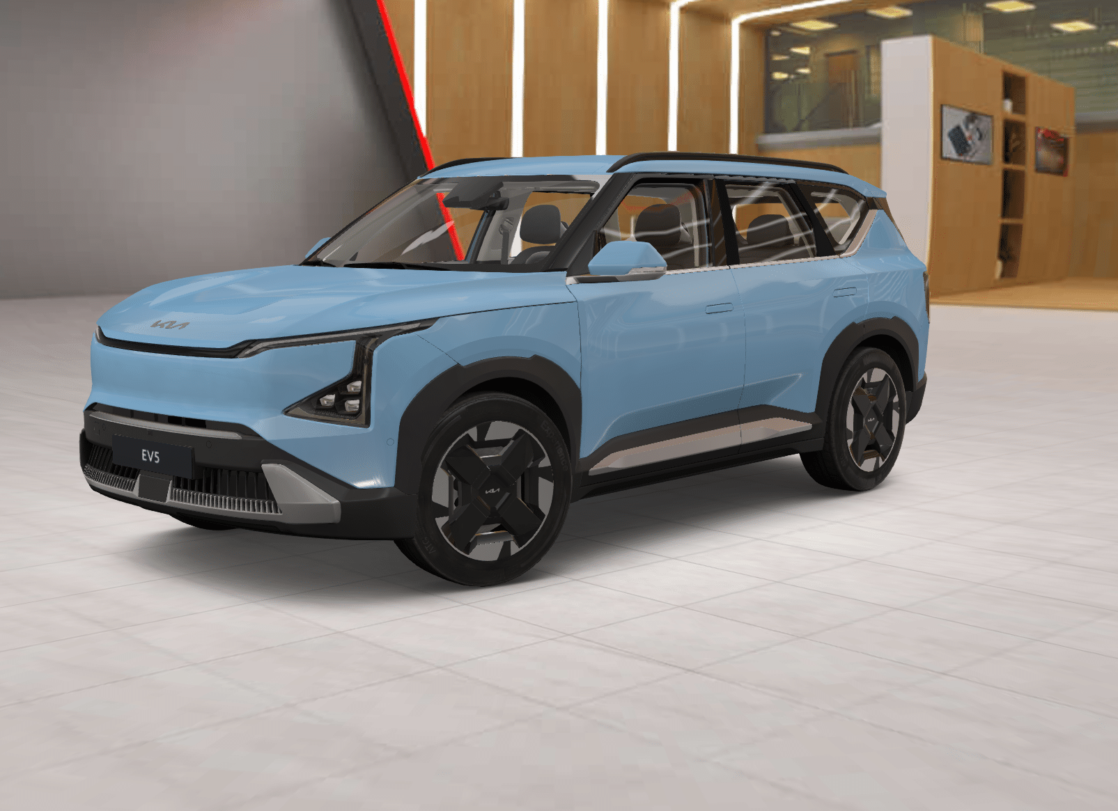 Angebot Kia EV5 Air mit 81,4 kWh Akku und Top-Ausstattung als Gewerbeleasing