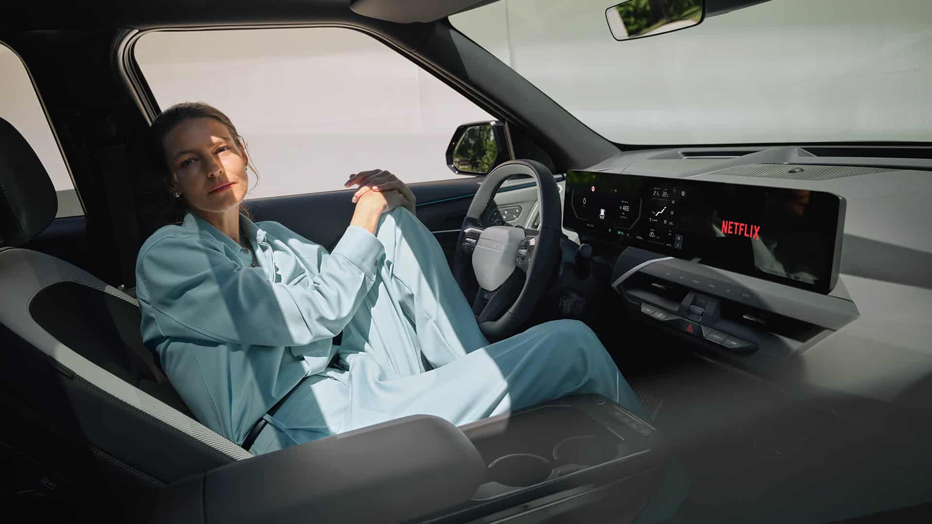 Geräumiger Innenraum des Kia EV5