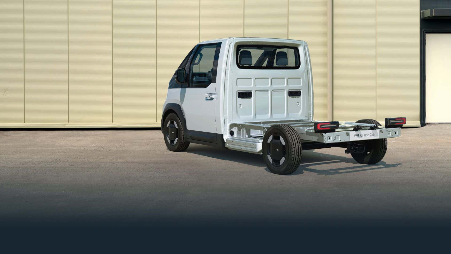 Kia PV5 Chassis Cab – Die maßgeschneiderte Basis für Ihren geschäftlichen Erfolg