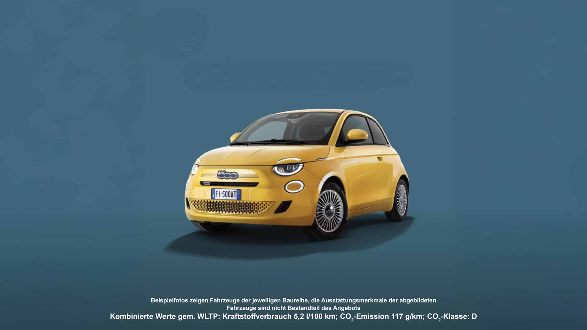 Angebot Fiat 500 Hybrid - mit KI generiert/bearbeitet