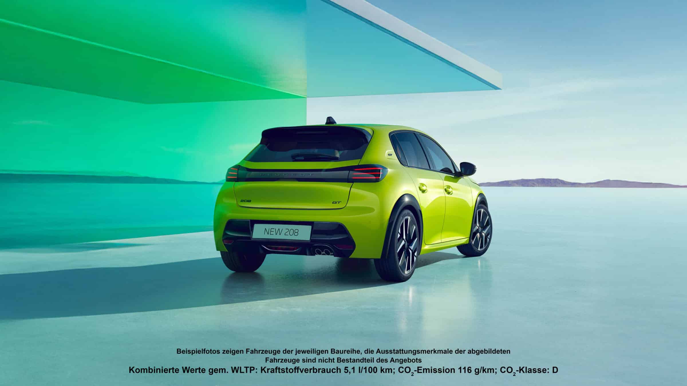 Angebot Peugeot 208 Turbo 100 Style - Gewerbeleasing