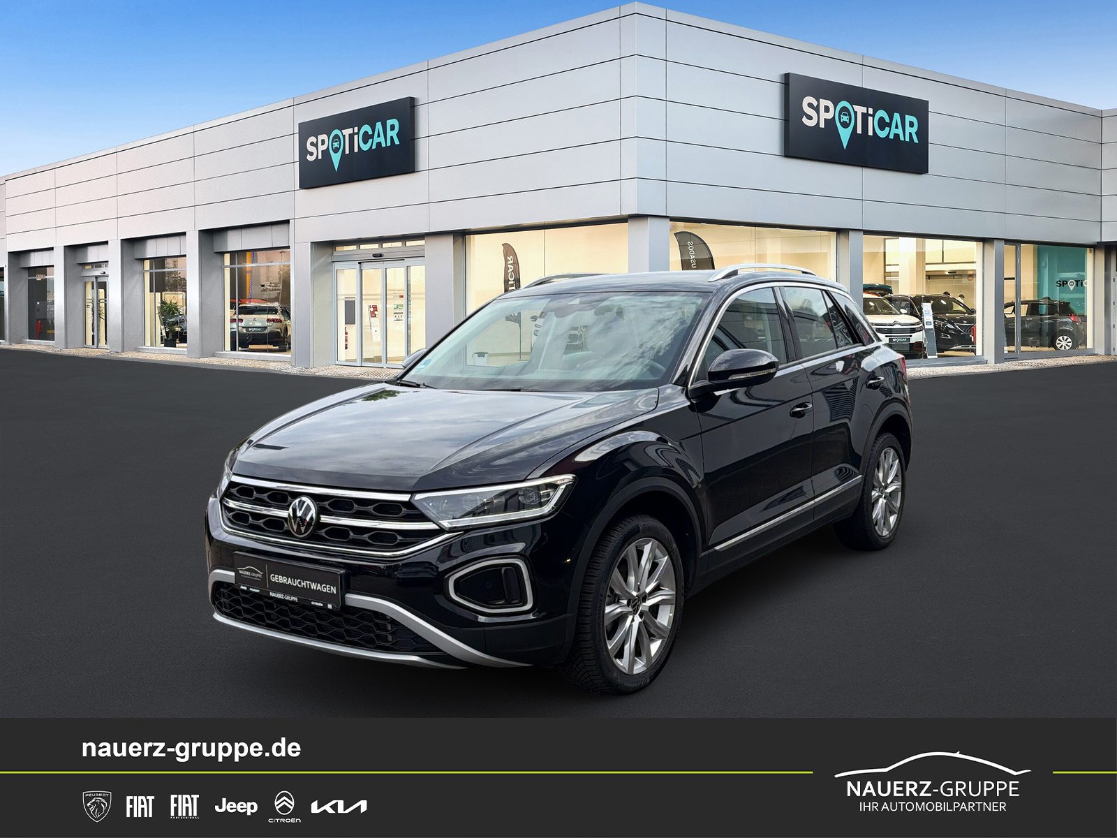 Fahrzeugabbildung Volkswagen T-Roc Style - mit KI generiert/bearbeitet