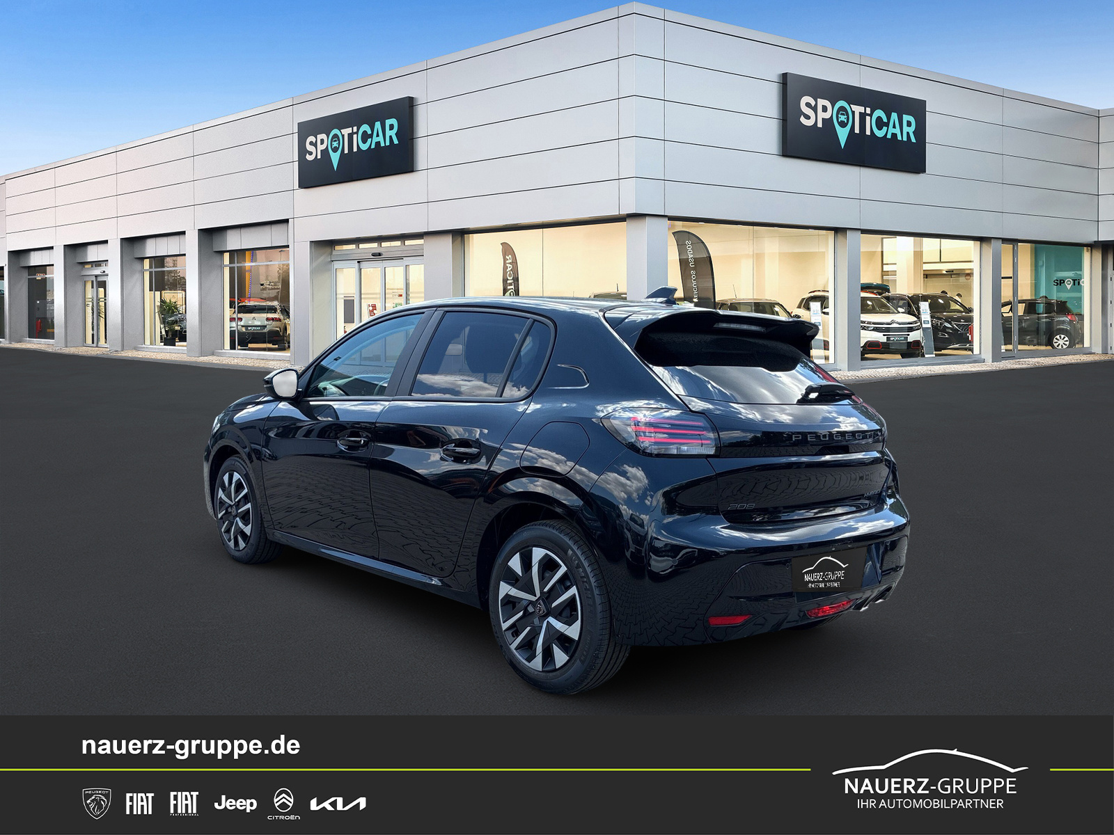 Fahrzeugabbildung Peugeot 208 Hybrid 110 Business - mit KI generiert/bearbeitet