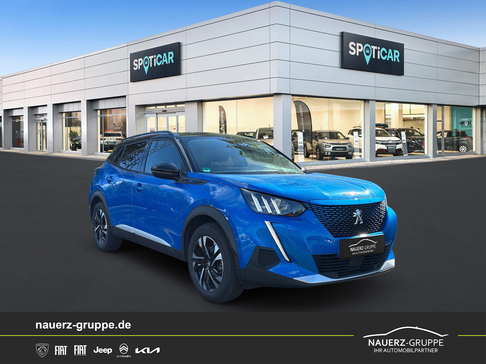 Fahrzeugabbildung Peugeot 2008 e- GT 136 - mit KI generiert/bearbeitet