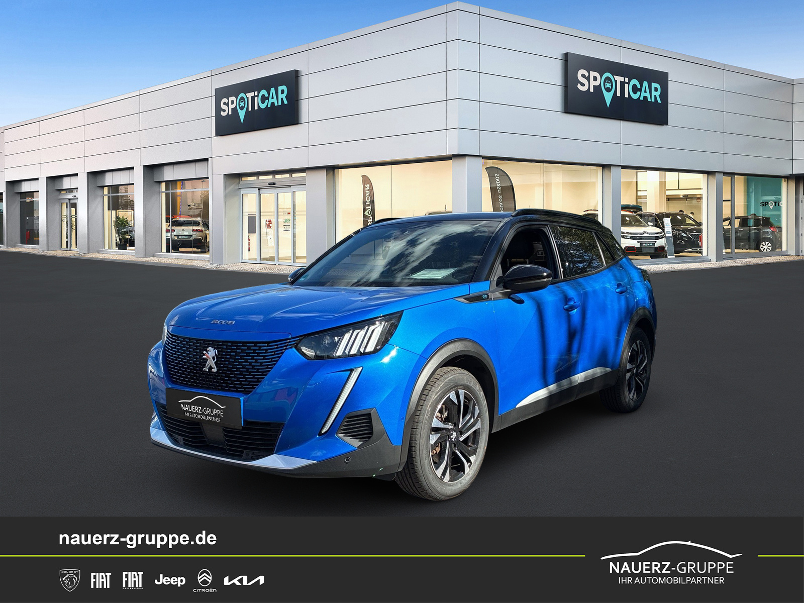 Fahrzeugabbildung Peugeot 2008 e- GT 136 - mit KI generiert/bearbeitet
