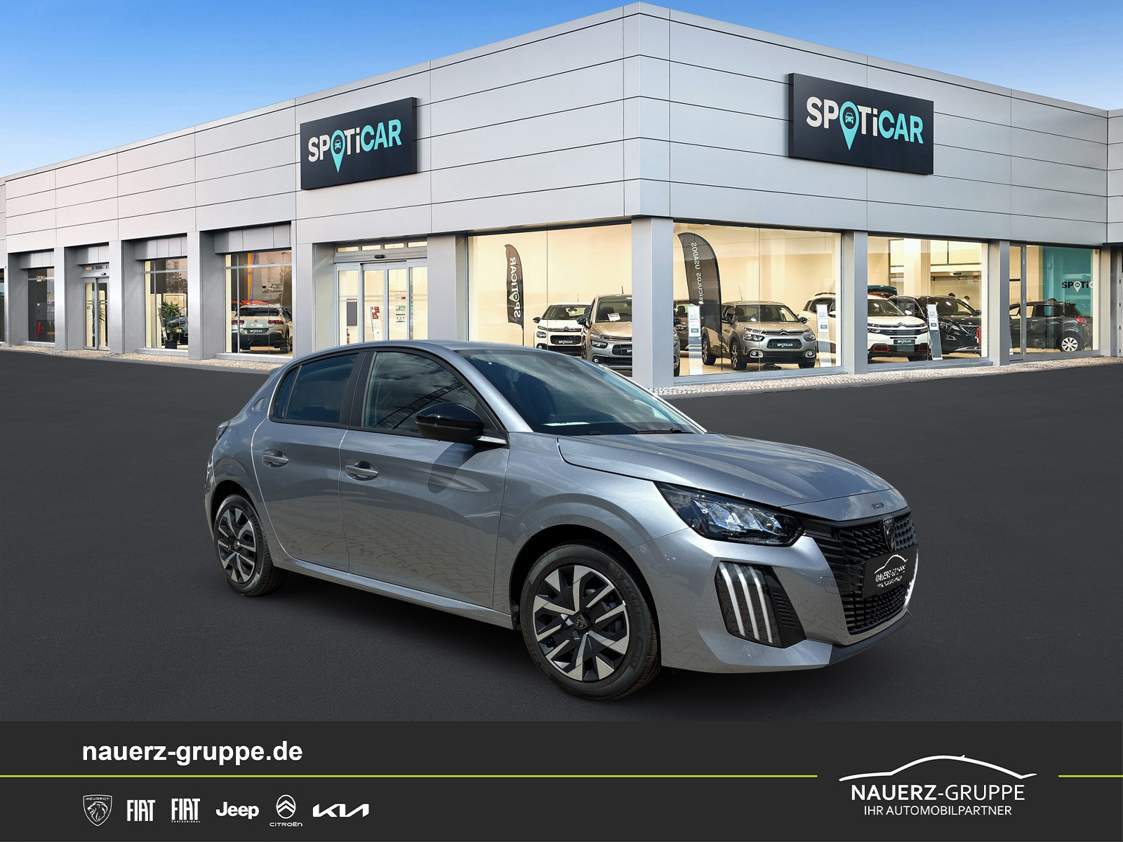 Fahrzeugabbildung Peugeot 208 Style PureTech 100 - mit KI generiert/bearbeitet