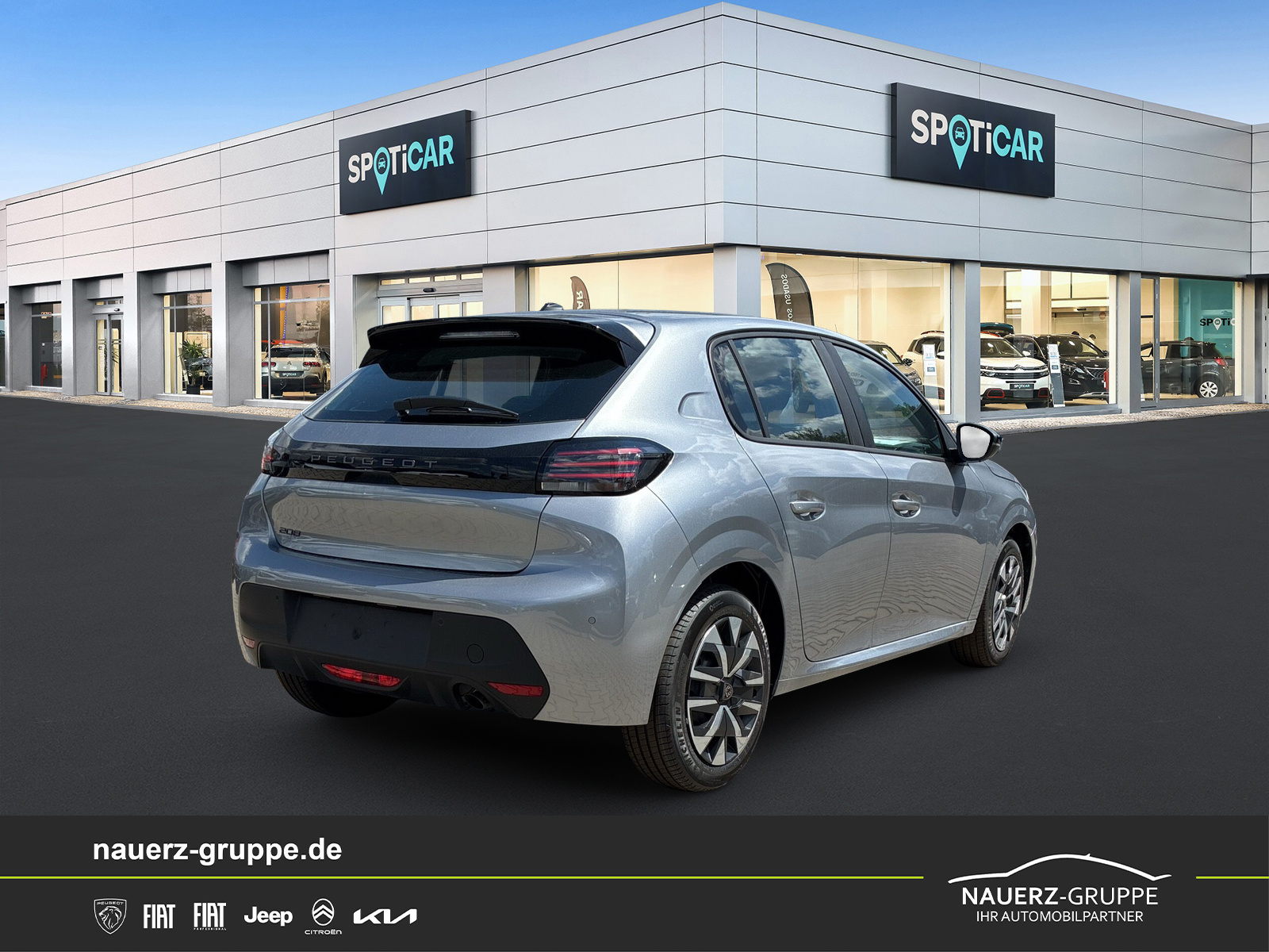 Fahrzeugabbildung Peugeot 208 Style PureTech 100 - mit KI generiert/bearbeitet