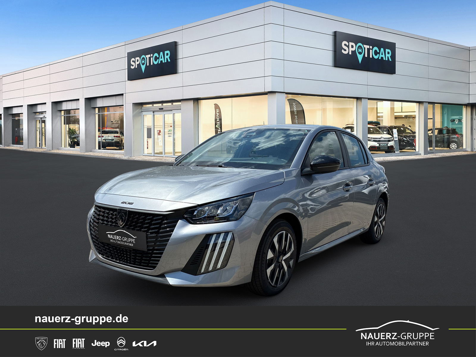 Fahrzeugabbildung Peugeot 208 Style PureTech 100 - mit KI generiert/bearbeitet