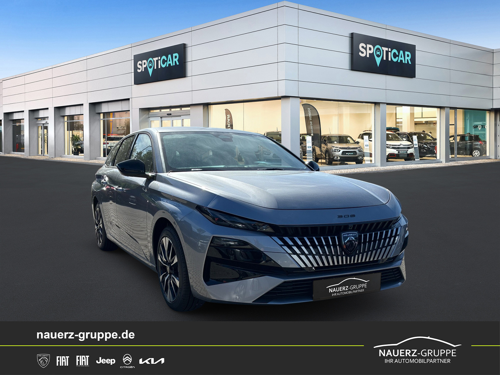 Peugeot 308 SW Allure Blue HDi 130 - mit KI generiert/bearbeitet