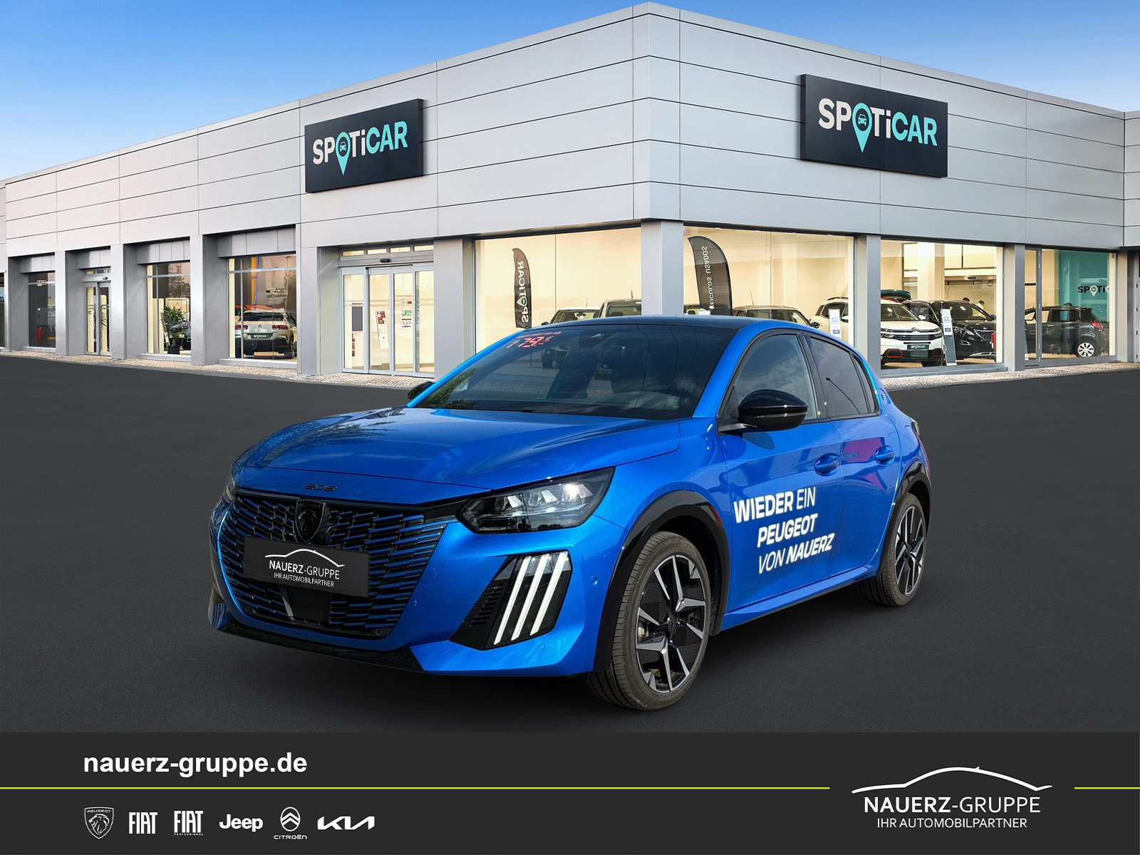 Fahrzeugabbildung Peugeot 208 e- GT 156 - mit KI generiert/bearbeitet