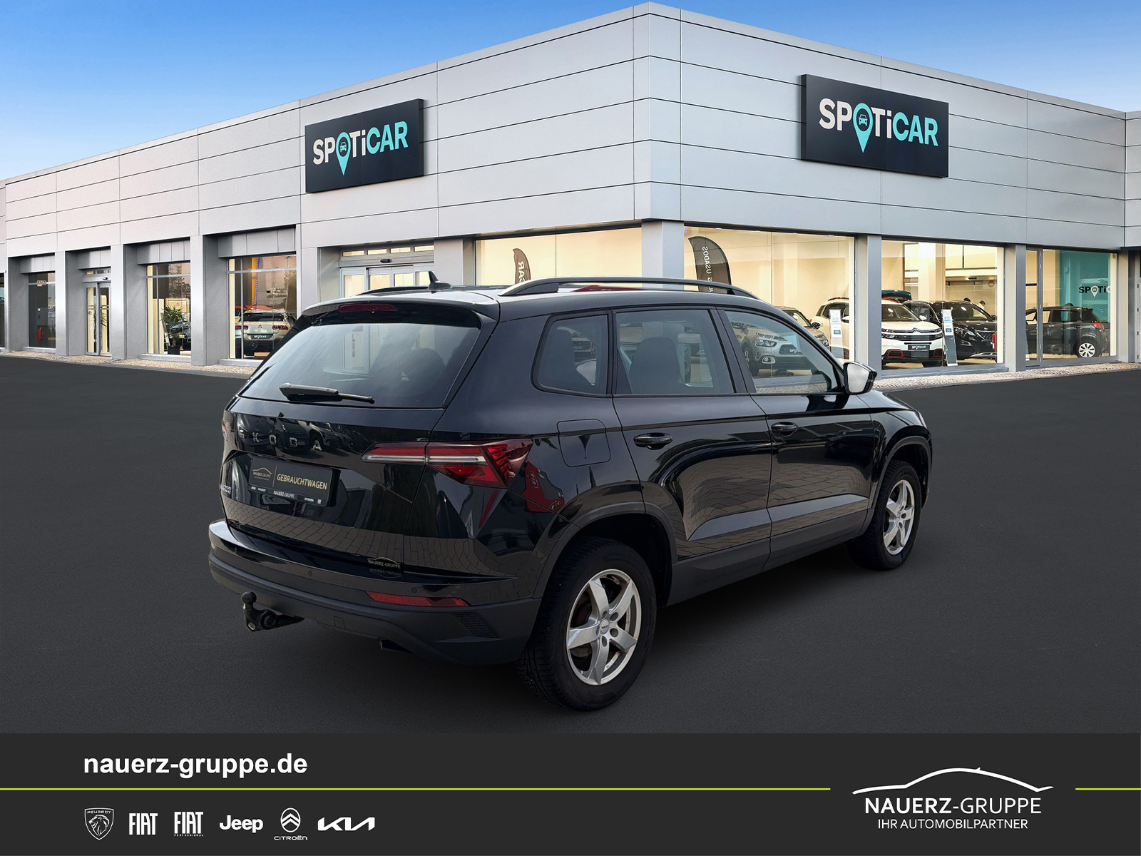 Fahrzeugabbildung SKODA Karoq Selection - mit KI generiert/bearbeitet