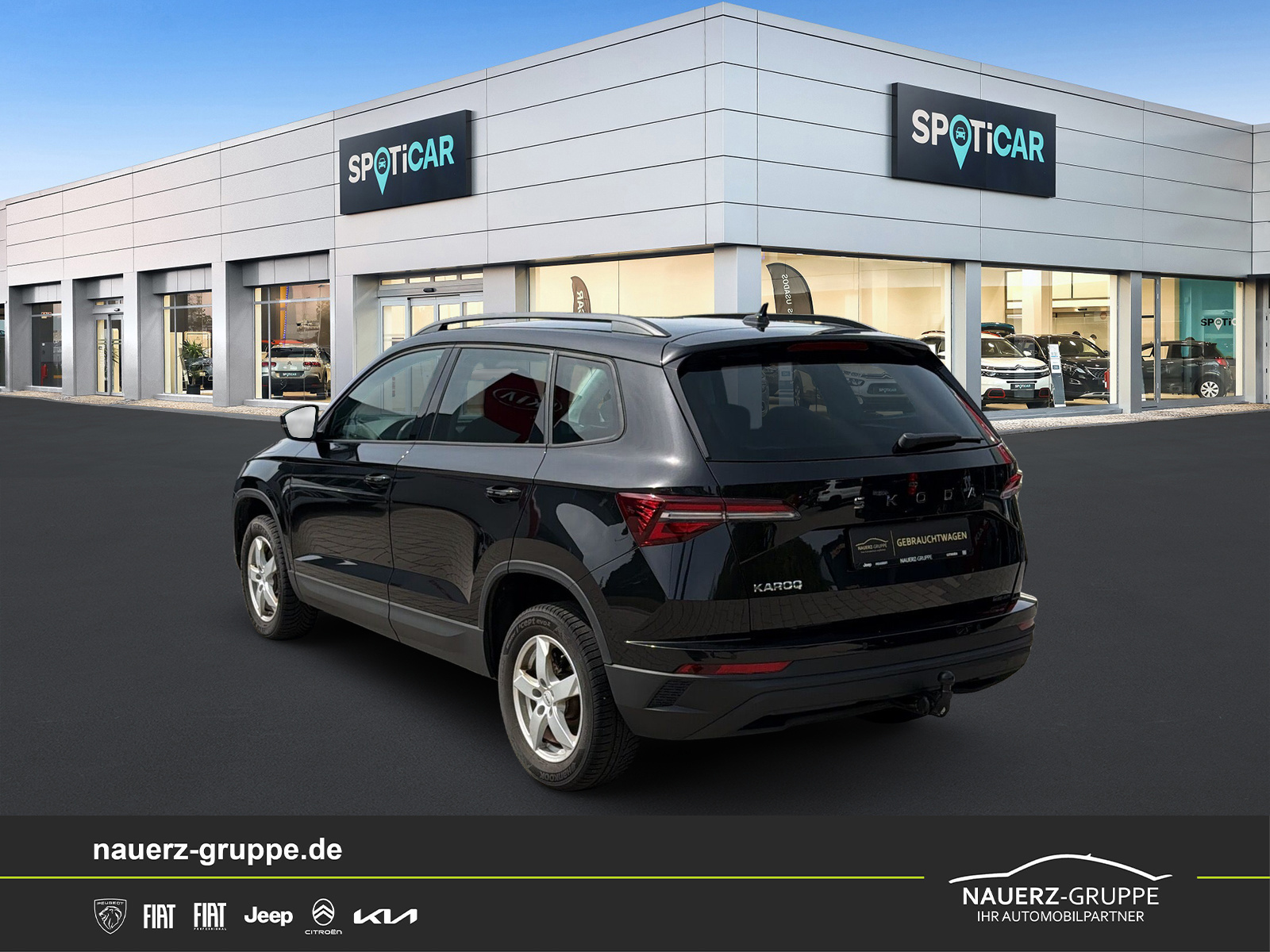Fahrzeugabbildung SKODA Karoq Selection - mit KI generiert/bearbeitet