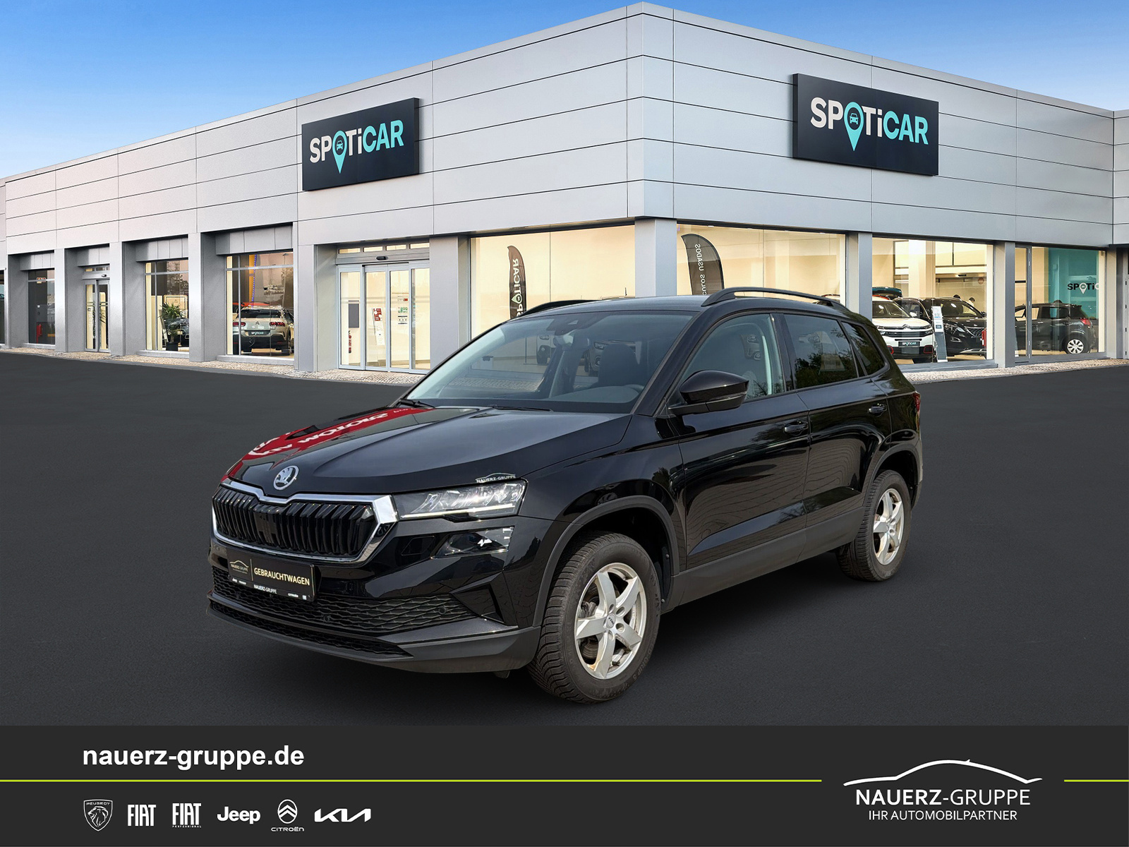 Fahrzeugabbildung SKODA Karoq Selection - mit KI generiert/bearbeitet