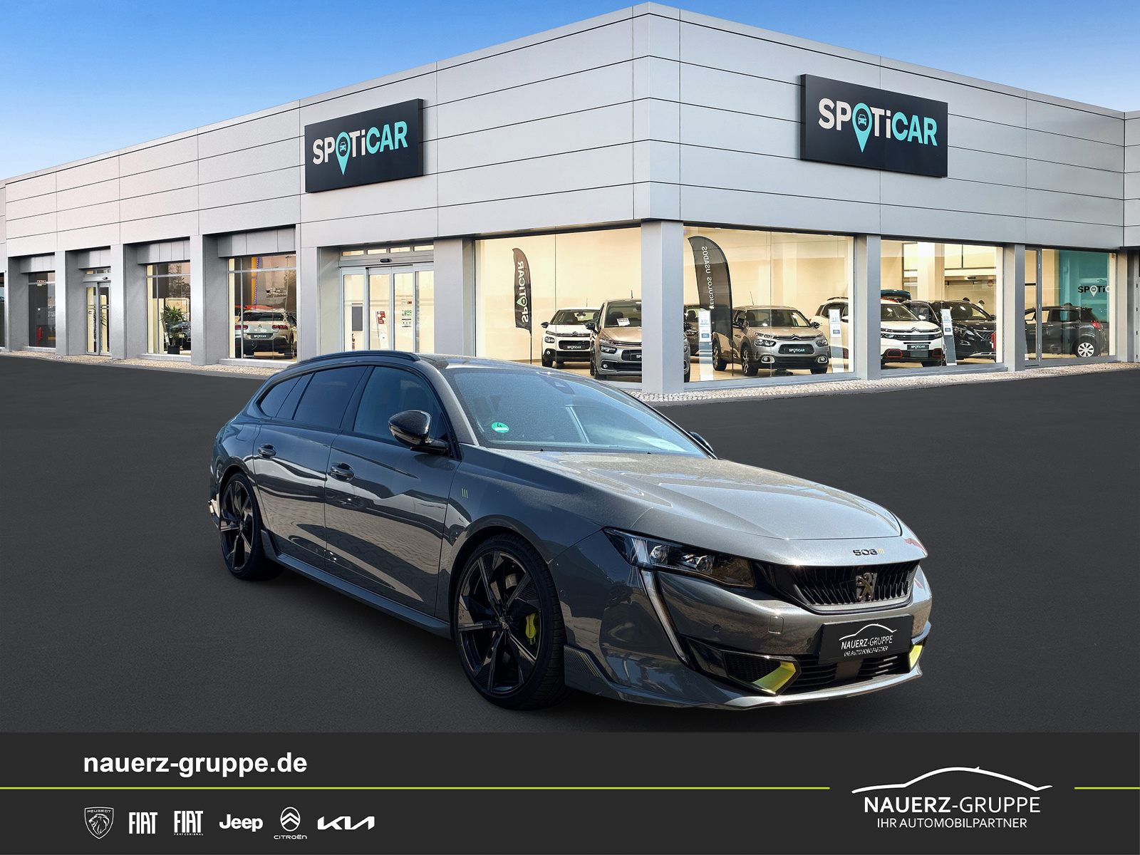Peugeot 508 SW Hybrid 4 360 PSE - mit KI generiert/bearbeitet