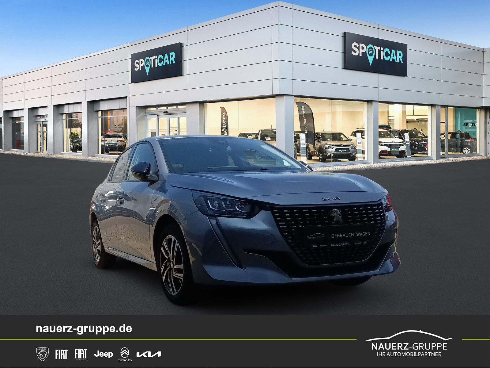 Peugeot 208 Allure Pack PureTech 100 EAT8 - mit KI generiert/bearbeitet