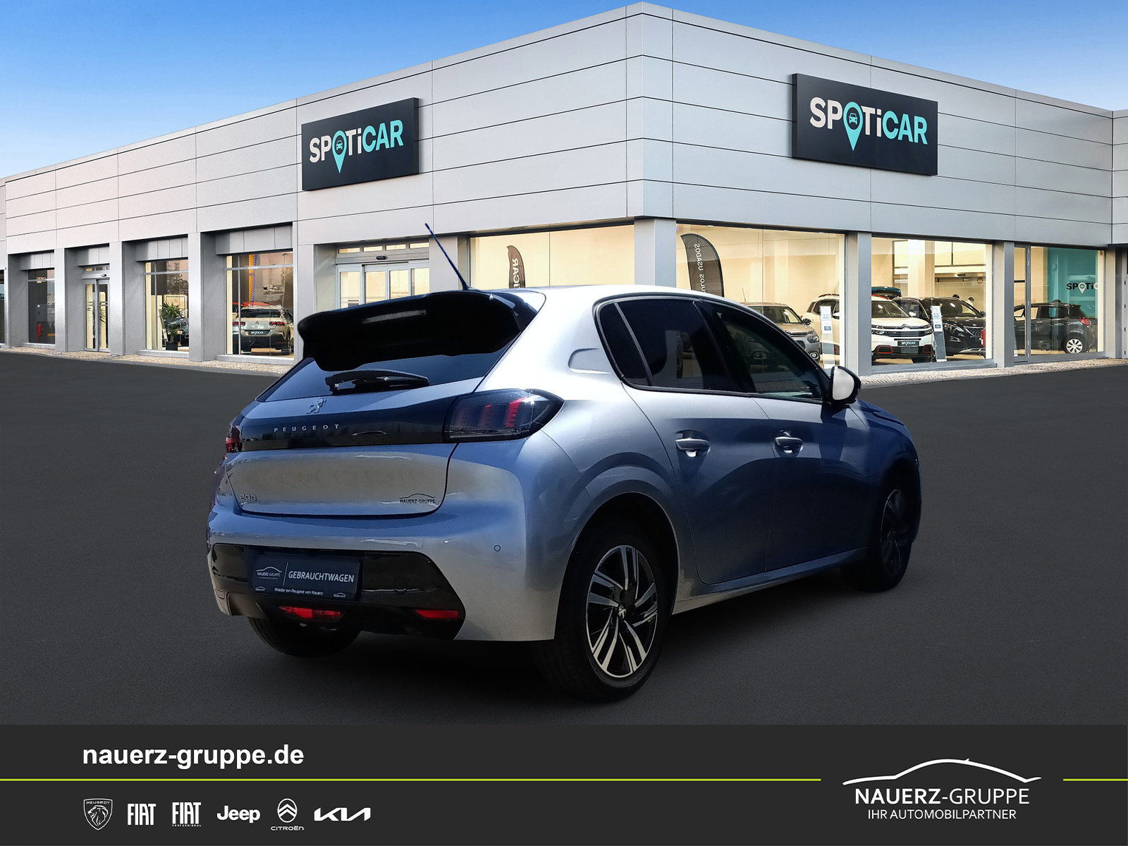 Fahrzeugabbildung Peugeot 208 Allure Pack PureTech 100 EAT8 - mit KI generiert/bearbeitet