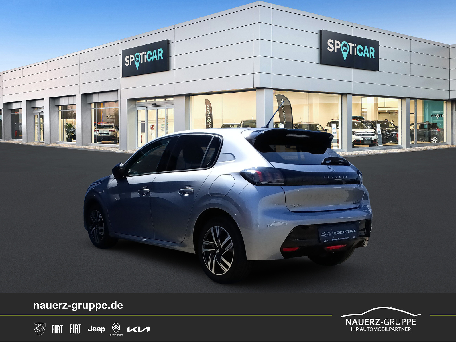 Fahrzeugabbildung Peugeot 208 Allure Pack PureTech 100 EAT8 - mit KI generiert/bearbeitet