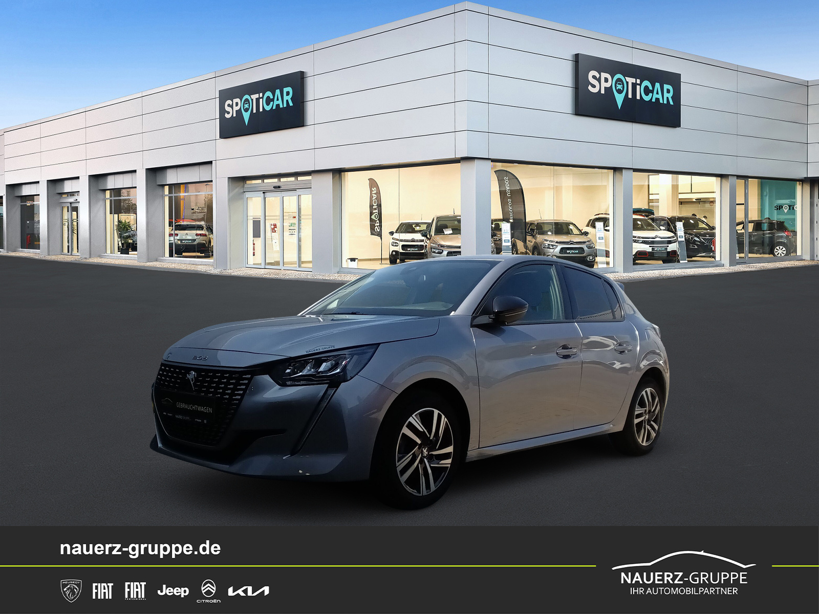 Fahrzeugabbildung Peugeot 208 Allure Pack PureTech 100 EAT8 - mit KI generiert/bearbeitet