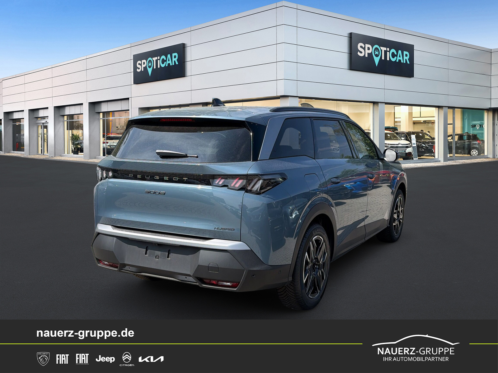 Fahrzeugabbildung Peugeot 5008 Hybrid 145 Allure - mit KI generiert/bearbeitet
