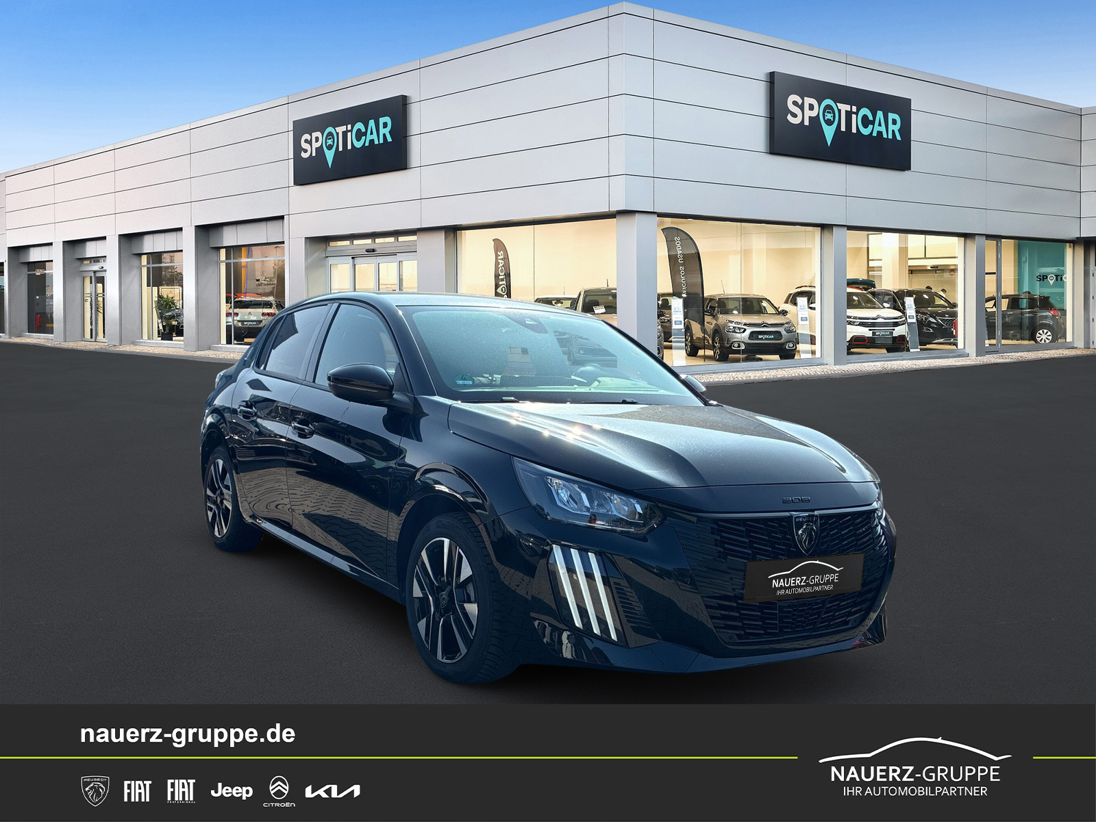 Peugeot 208 Hybrid 100 Allure - mit KI generiert/bearbeitet