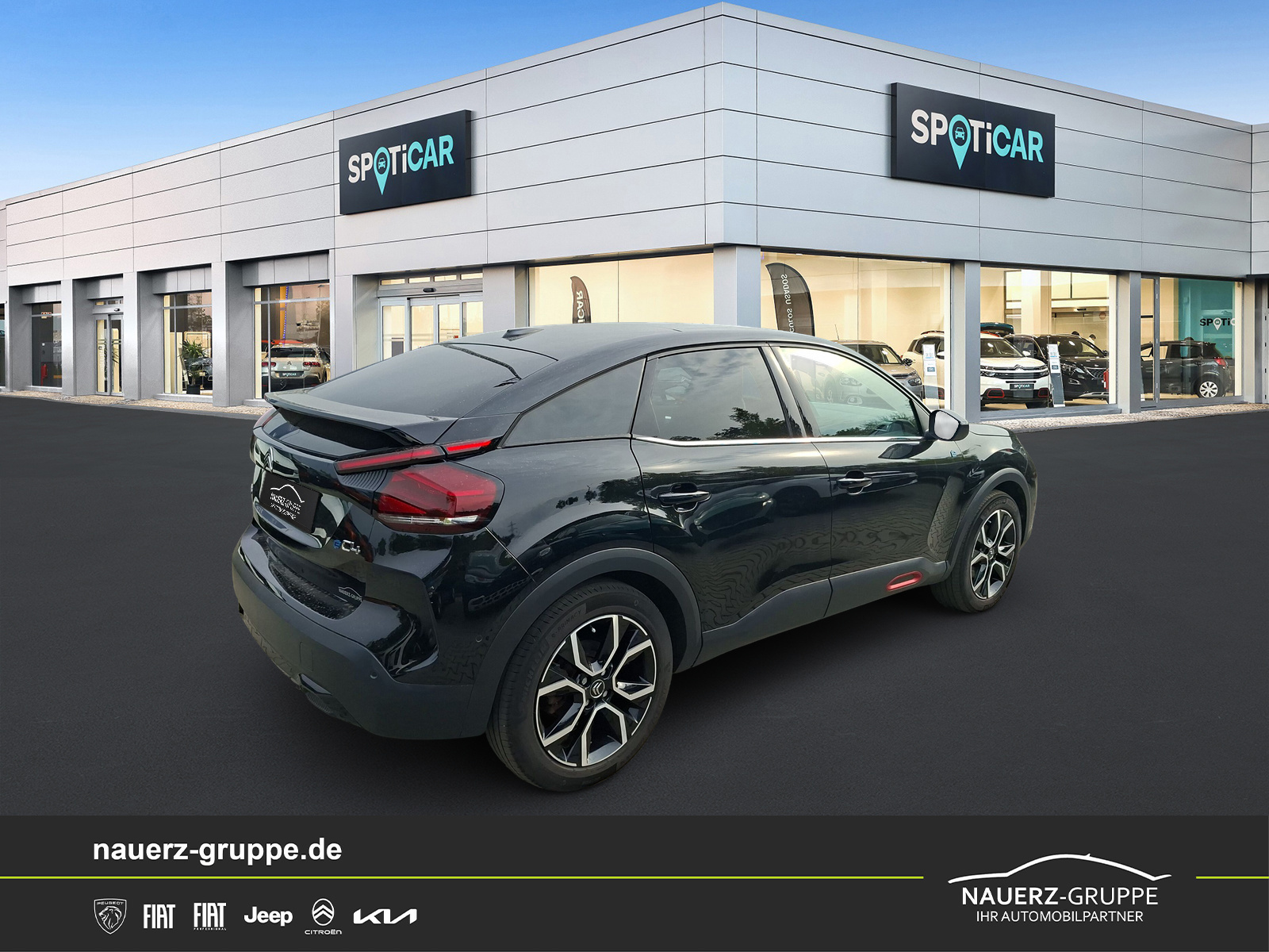 Fahrzeugabbildung Citroen C4 Lim. ë- Shine 136 - mit KI generiert/bearbeitet