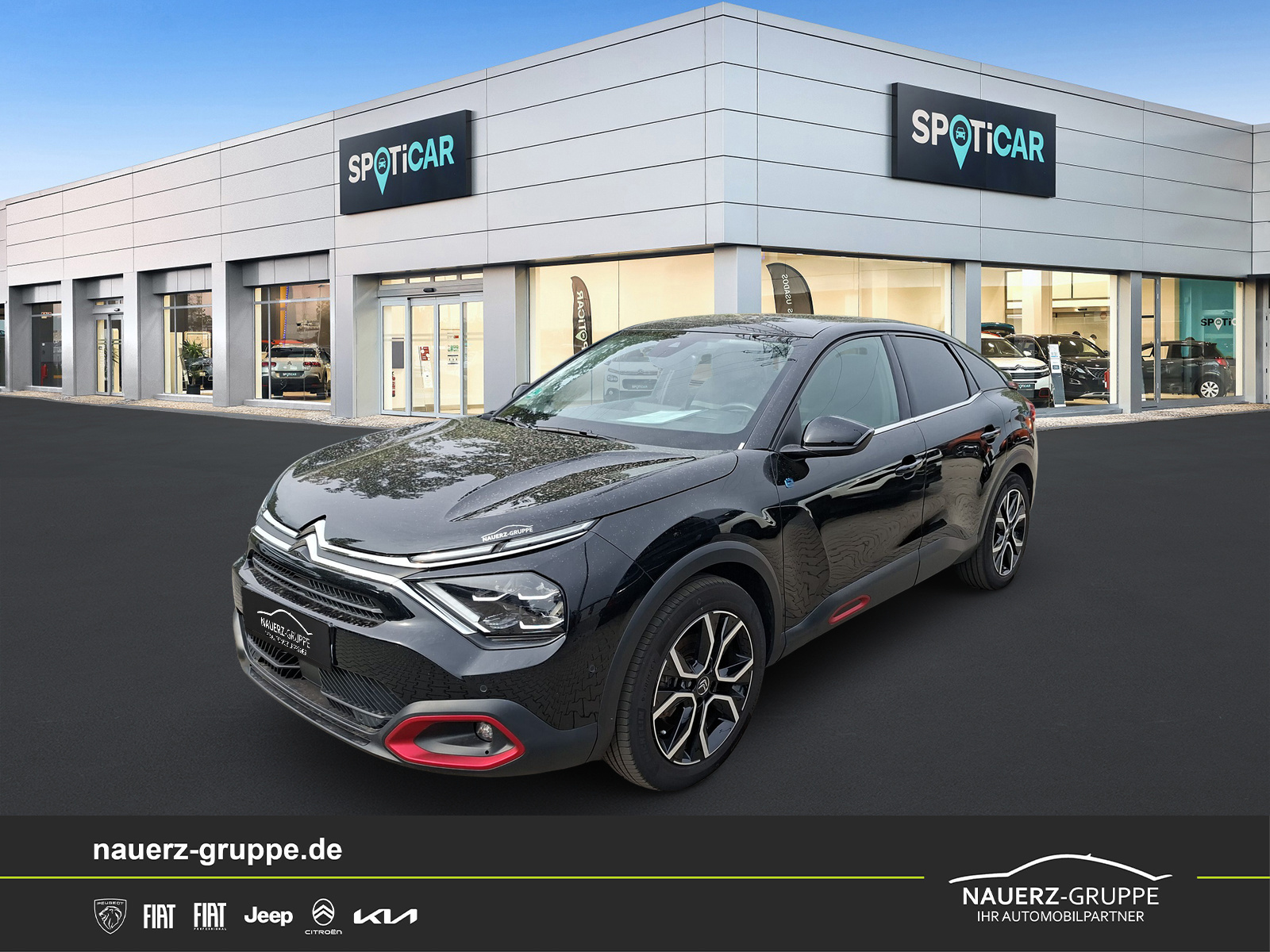 Fahrzeugabbildung Citroen C4 Lim. ë- Shine 136 - mit KI generiert/bearbeitet