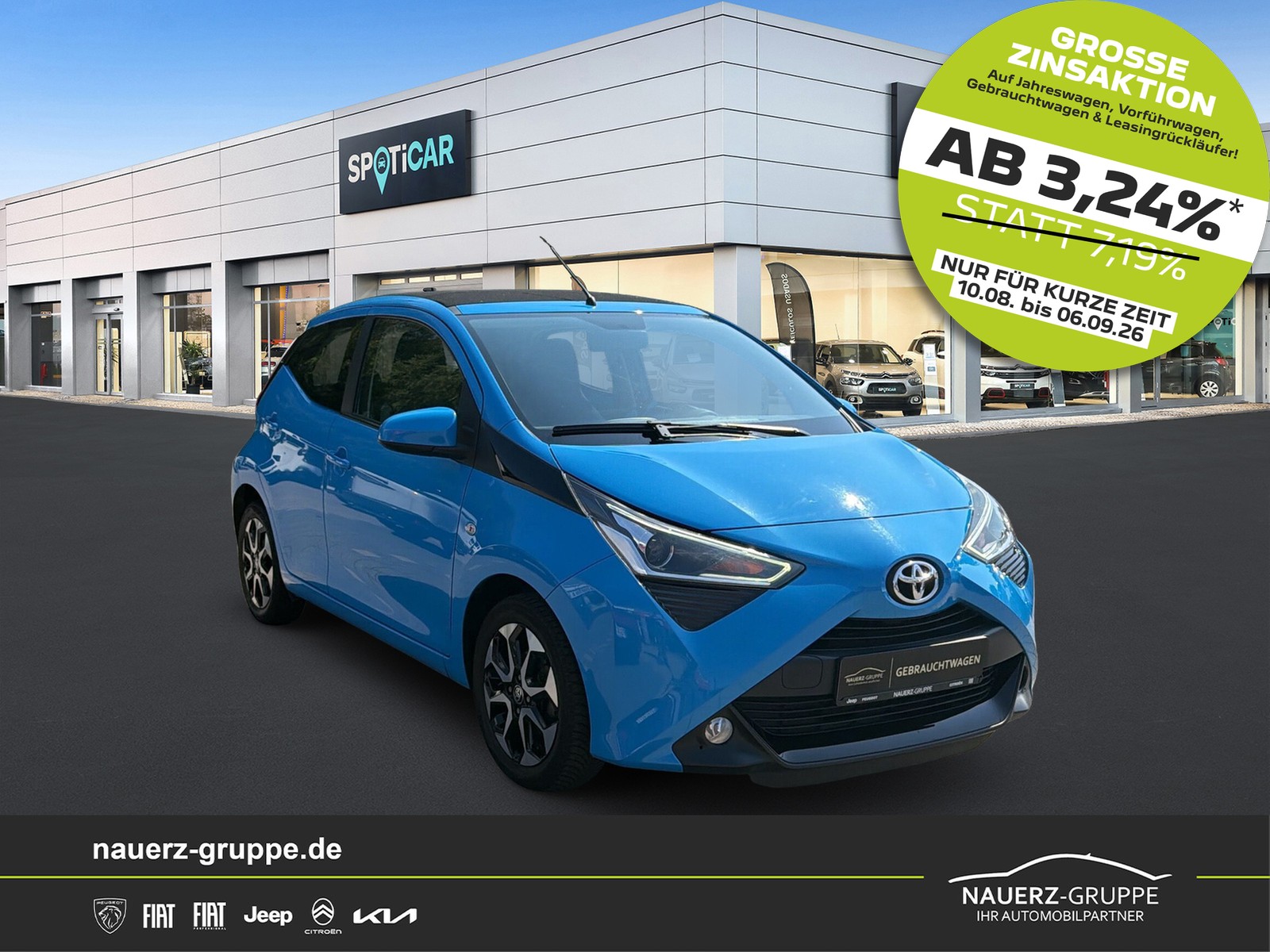 Fahrzeugabbildung Toyota AYGO x-sky - mit KI generiert/bearbeitet