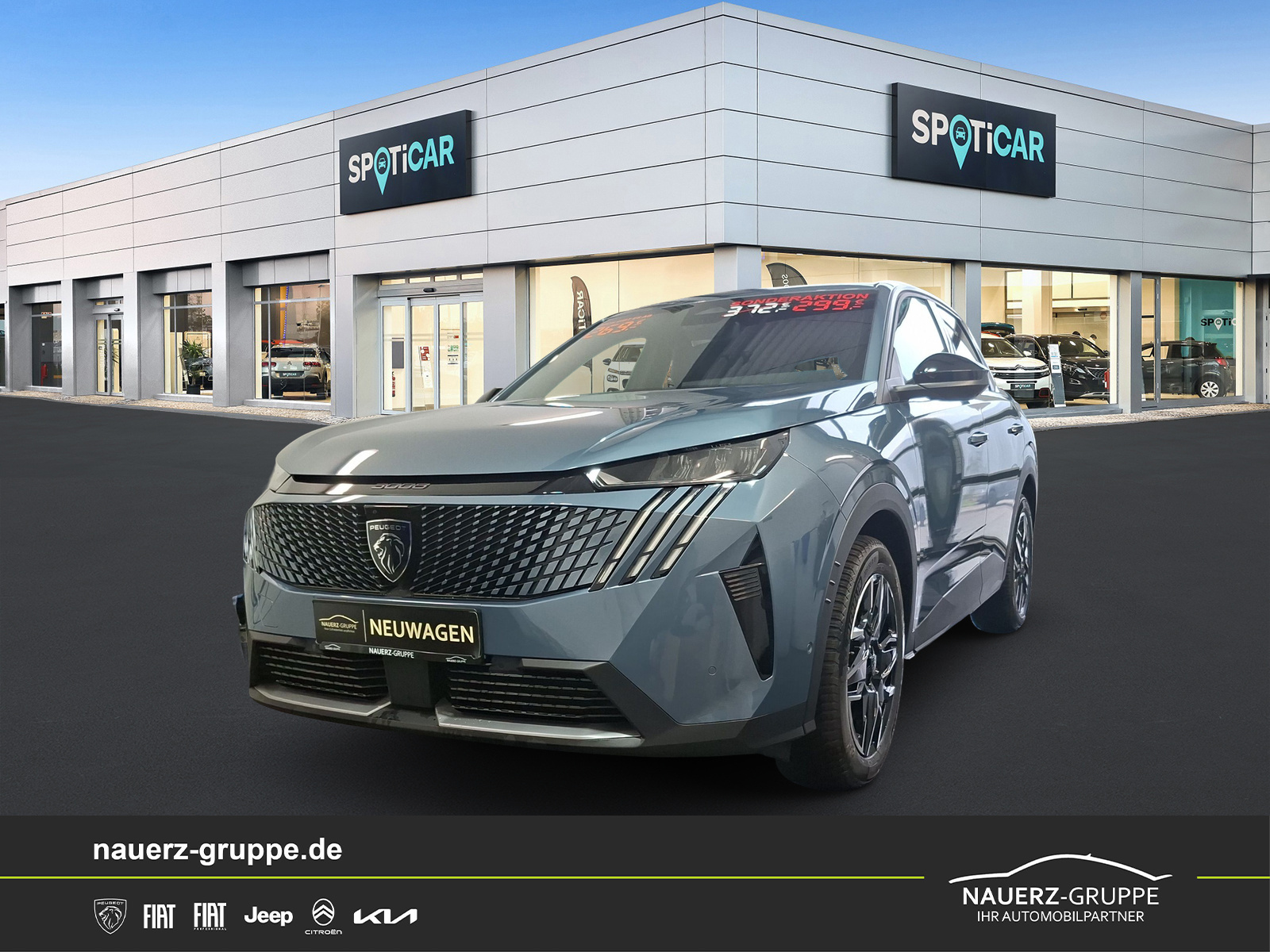 Fahrzeugabbildung Peugeot 3008 Hybrid 145 Allure Sonderaktion - mit KI generiert/bearbeitet