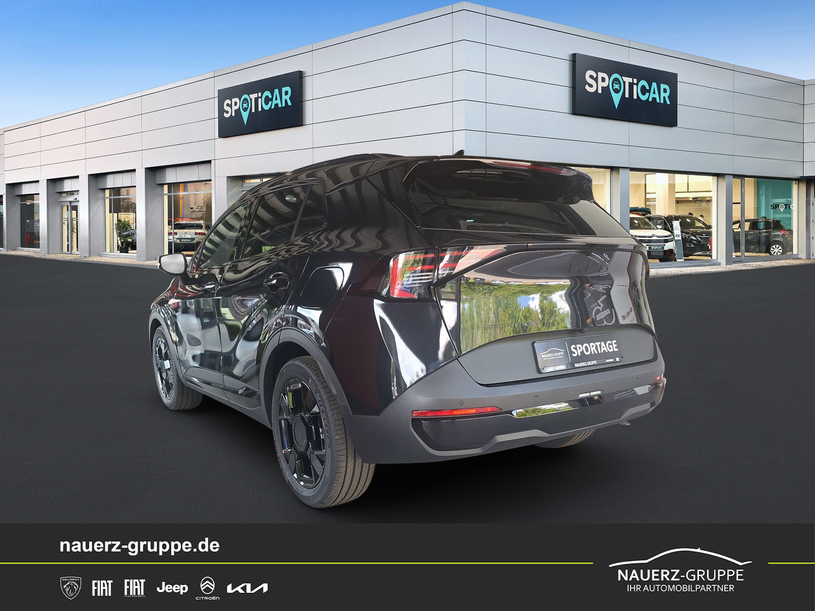 Fahrzeugabbildung Kia Sportage 1.6 T-GDI AWD DCT Black Edition - mit KI generiert/bearbeitet