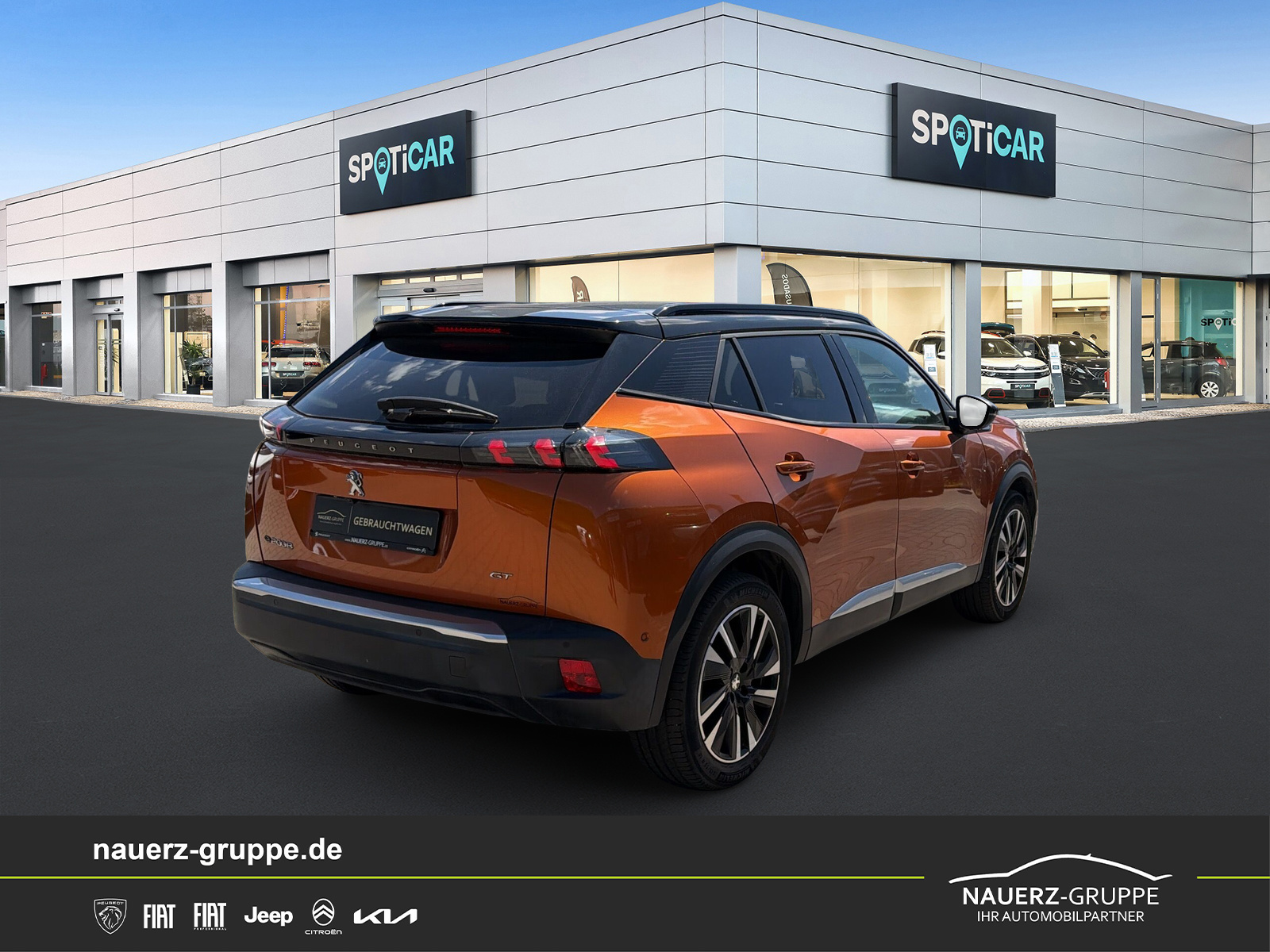 Fahrzeugabbildung Peugeot 2008 e- GT NAVI SHZ - mit KI generiert/bearbeitet