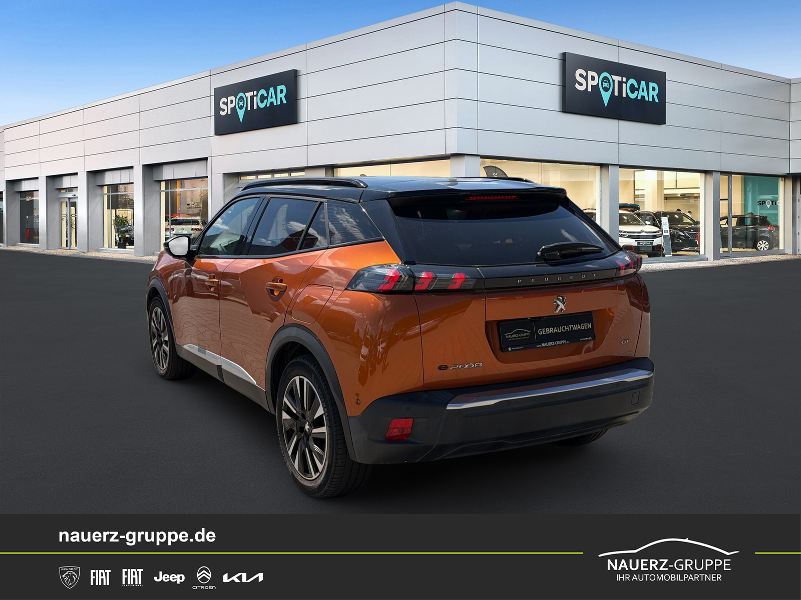 Fahrzeugabbildung Peugeot 2008 e- GT NAVI SHZ - mit KI generiert/bearbeitet