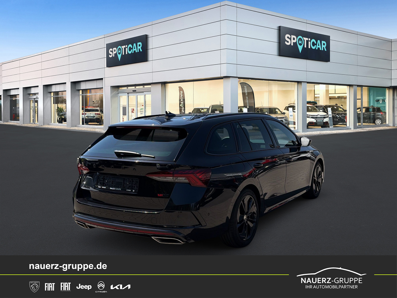 Fahrzeugabbildung SKODA Octavia Combi RS - mit KI generiert/bearbeitet
