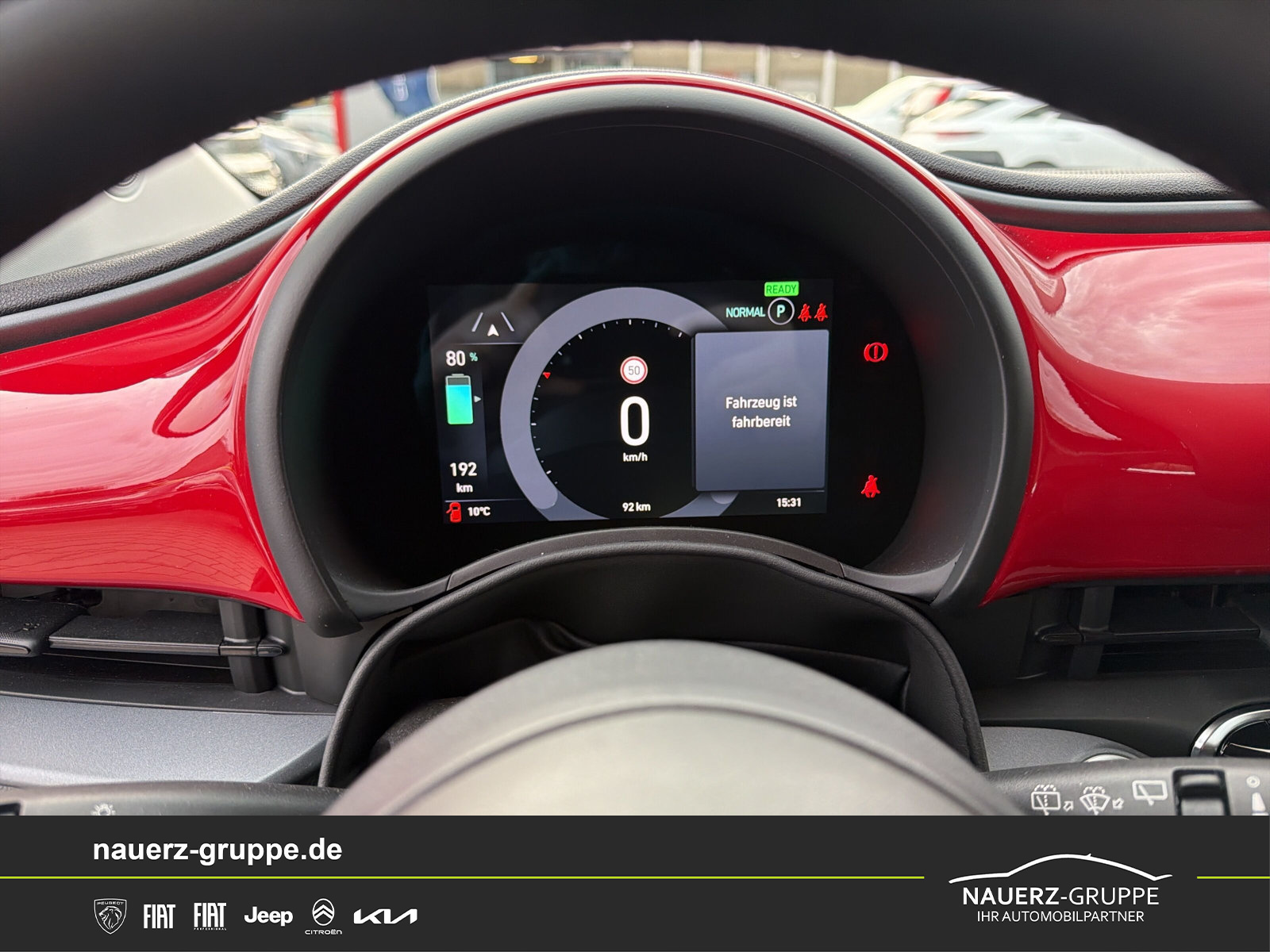 Fahrzeugabbildung Fiat 500 e Red
