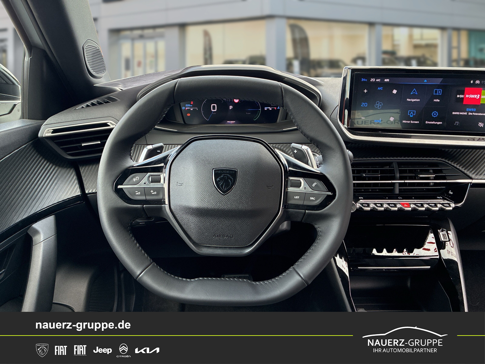 Fahrzeugabbildung Peugeot 2008 Allure Hybrid 145 - mit KI generiert/bearbeitet