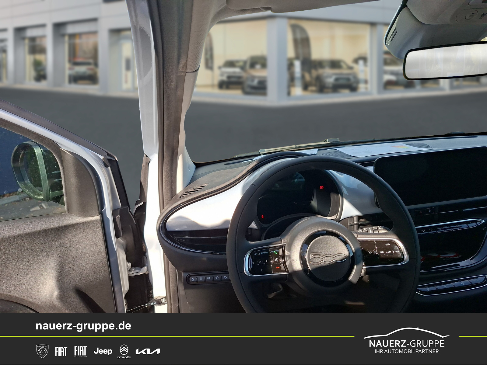 Fahrzeugabbildung Fiat 500 e Icon - mit KI generiert/bearbeitet